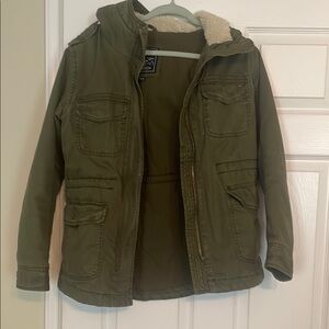 American Eagle Outfitters Olive Utility Jacket